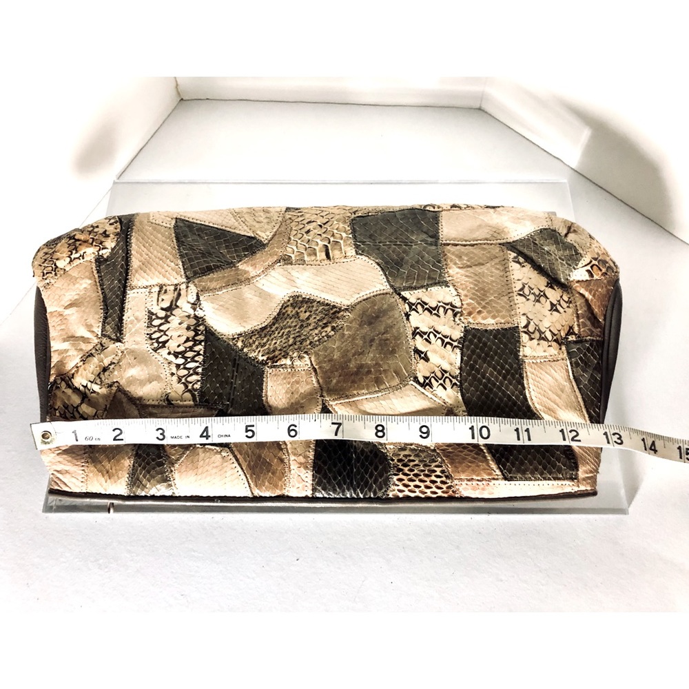 Vintage Python Patch Clutch - image 7